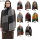 Wholesale manufacturer of Amazon's popular new styles of large checkered scarves and shawls for men and women in autumn and winter in Europe and America Wholesale manufacturer of Amazon's popular new styles of large checkered scarves and shawls for men and women in autumn and winter in Europe and America