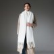 Amazon export European and American autumn and winter hoop gauze thick beard thick braid tassel white scarf shawl in stock manufacturer Amazon export European and American autumn and winter hoop gauze thick beard thick braid tassel white scarf shawl in stock manufacturer