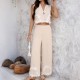 Diyun's Spring/Summer 2025 Cross-border Amazon European and American Leisure vacation Storm: Misia Geometric color-blocking Pants Set for women Diyun's Spring/Summer 2025 Cross-border Amazon European and American Leisure vacation Storm: Misia Geometric color-blocking Pants Set for women