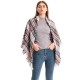 Factory direct supply of cross-border popular and in-stock new European and American scarves, large checkered triangular shawls and scarves for spring, autumn and winter Factory direct supply of cross-border popular and in-stock new European and American scarves, large checkered triangular shawls and scarves for spring, autumn and winter