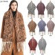 Amazon's best-selling cross-border new export European and American autumn and winter loop yarn imitation mohair water ripple jacquard scarf Amazon's best-selling cross-border new export European and American autumn and winter loop yarn imitation mohair water ripple jacquard scarf
