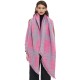 Amazon's hot 2023 foreign trade autumn and winter new style loop yarn jacquard check bevel scarf in stock manufacturer Amazon's hot 2023 foreign trade autumn and winter new style loop yarn jacquard check bevel scarf in stock manufacturer