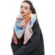 Amazon's hot foreign trade 2025 new checkered scarf, European and American autumn and winter loop gauze triangular shawl and scarf factory Amazon's hot foreign trade 2025 new checkered scarf, European and American autumn and winter loop gauze triangular shawl and scarf factory