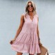 Self-developed V-neck sexy solid color dress in the style of Instagram, popular on Amazon in Europe and America, 2022 summer sleeveless dress Self-developed V-neck sexy solid color dress in the style of Instagram, popular on Amazon in Europe and America, 2022 summer sleeveless dress