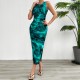 Diyun Foreign Trade Women's Clothing Cross-border Amazon Independent Station 2024 Spring/Summer Stylish, Slimming sleeveless mesh dress Diyun Foreign Trade Women's Clothing Cross-border Amazon Independent Station 2024 Spring/Summer Stylish, Slimming sleeveless mesh dress