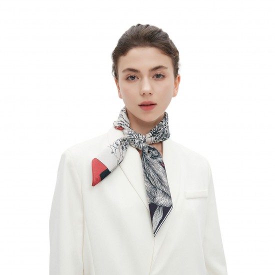 Amazon mid-to-high-quality foreign trade 2025 new Spring, summer and autumn thin headscarves, double-sided printed silk scarves and square scarves Amazon mid-to-high-quality foreign trade 2025 new Spring, summer and autumn thin headscarves, double-sided printed silk scarves and square scarves