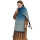 Amazon's new export shawl, a thickened winter scarf with a loop and thick tassel gradient color for Europe and America Amazon's new export shawl, a thickened winter scarf with a loop and thick tassel gradient color for Europe and America