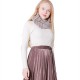 Autumn and winter Korean-style colorful striped woolen scarves, color-blocked knitted scarves, men's and women's warm scarves, batch from Tonglu manufacturer
