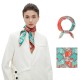Cross-border high-quality foreign trade spring, summer and autumn headscarves, antibacterial, anti-wrinkle and anti-static double-sided printed silk scarves and square scarves