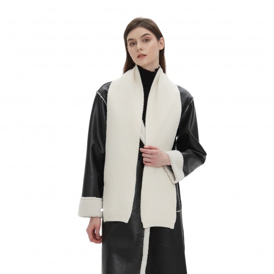 New autumn and winter woolen scarves for foreign trade, Korean-style solid color acrylic knitted scarves for male and female student couples New autumn and winter woolen scarves for foreign trade, Korean-style solid color acrylic knitted scarves for male and female student couples