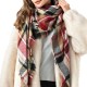Amazon's best-selling cross-border quality products for export to Europe and America in autumn and winter, 48-piece checked square scarves, shawls and shawls wholesale manufacturer Amazon's best-selling cross-border quality products for export to Europe and America in autumn and winter, 48-piece checked square scarves, shawls and shawls wholesale manufacturer