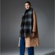 Amazon's hot cross-border quality products, blue checkered scarves and shawls for autumn and winter in Europe and America, from Tonglu manufacturer Amazon's hot cross-border quality products, blue checkered scarves and shawls for autumn and winter in Europe and America, from Tonglu manufacturer