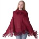 European and American autumn and winter warp knitted bat-sleeved lapel knitted sweater, women's fringed knitted sweater, pullover, cape and shawl European and American autumn and winter warp knitted bat-sleeved lapel knitted sweater, women's fringed knitted sweater, pullover, cape and shawl