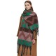 Wholesale of new thickened heart-shaped jacquard scarves and shawls for autumn and winter in Europe and America directly supplied by the factory Wholesale of new thickened heart-shaped jacquard scarves and shawls for autumn and winter in Europe and America directly supplied by the factory