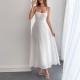 Diyun Cross-border Casual Vacation Mini Halter Slimming Long Dress for Women's wear Spring/Summer 2025 Amazon Independent Store