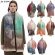 New cross-border autumn and winter export European and American circle yarn short beard jacquard ginkgo leaf scarf shawl manufacturer